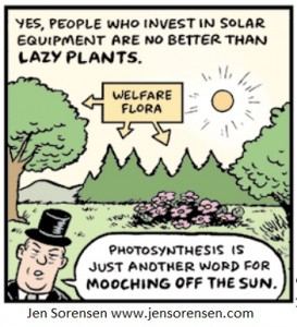 Investment in solar comic