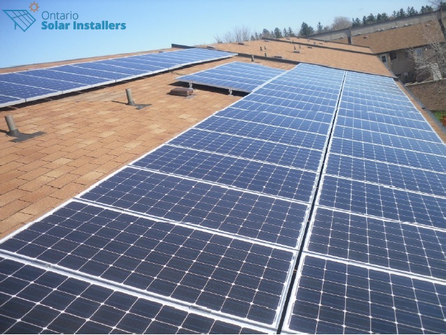 Commercial Solar Panels Net Metering project in Kitchener ON