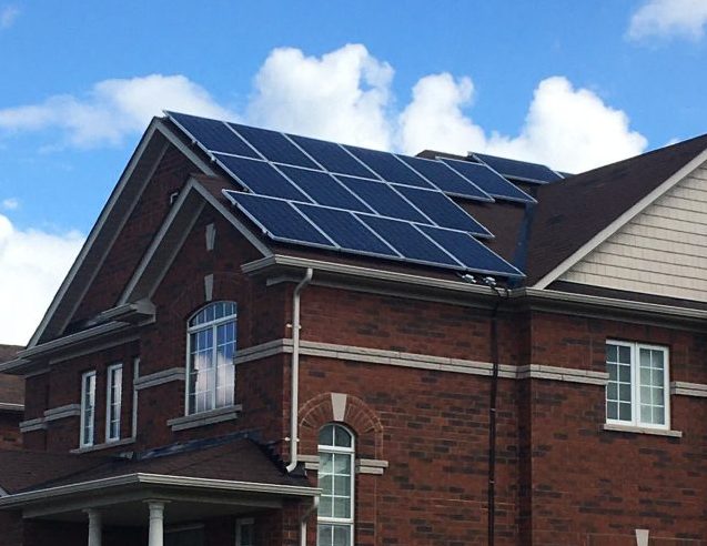 kW solar panels system installed with the help of the Greener Homes Grant