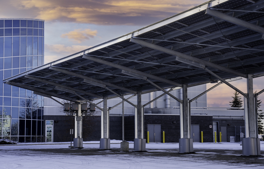 solar car port in Ontario