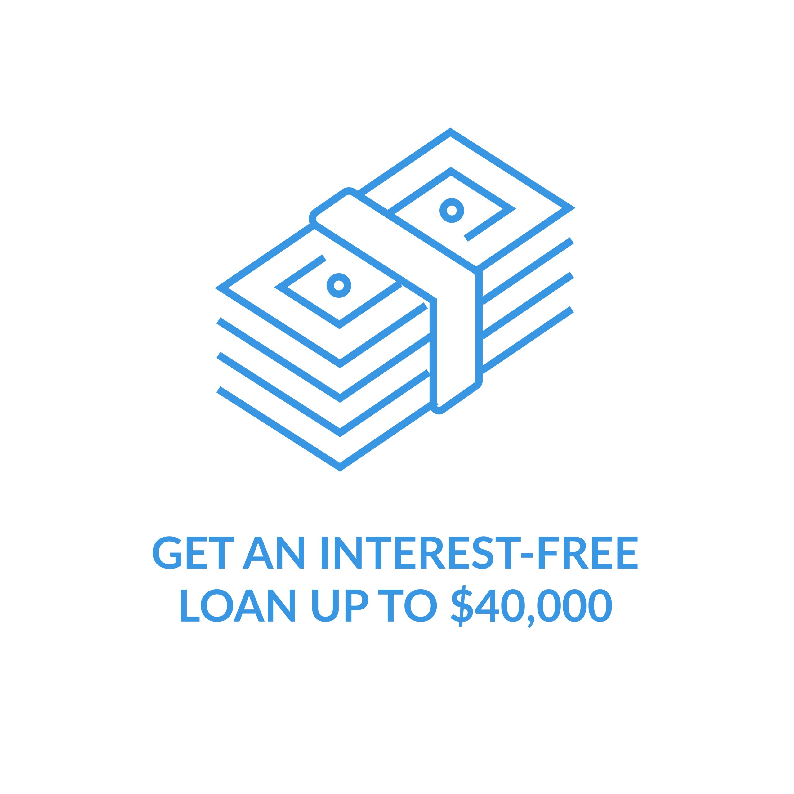 get an interest free loan to install solar panels icon